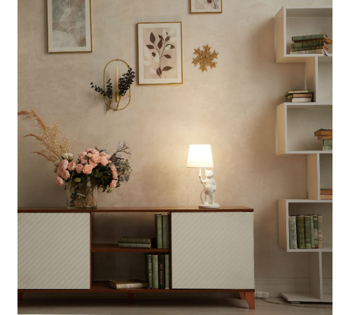 Настольная лампа Uniel UML-B465 E14 WHITE UL-00011382 Настольная лампа Uniel UML-B465 E14 WHITE UL-00011382