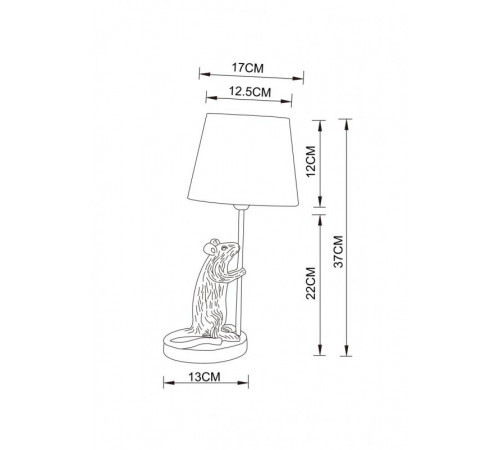 Настольная лампа ARTE Lamp A4420LT-1WH Настольная лампа ARTE Lamp A4420LT-1WH
