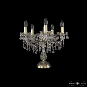 Настольная лампа Bohemia Ivele Crystal 1410L/5/141-39 G V0300