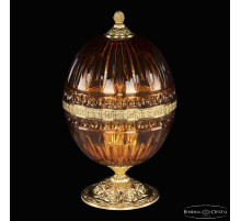 Настольная лампа Bohemia Ivele Crystal 5680L/22 G Amber/M-1G
