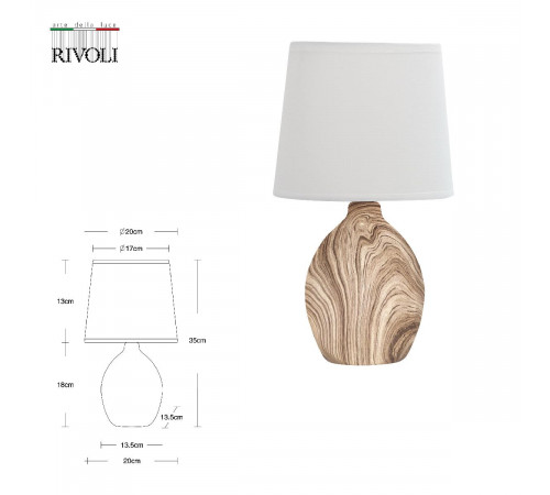 Настольная лампа Rivoli Chimera 7072-503 Б0057275 Настольная лампа Rivoli Chimera 7072-503 Б0057275
