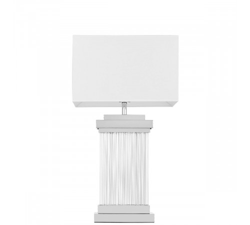 Настольная лампа Lumina Deco Davos LDT 310 CHR+WT Настольная лампа Lumina Deco Davos LDT 310 CHR+WT