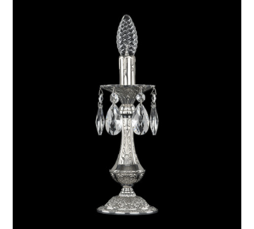Настольная лампа Bohemia Ivele Crystal Verona 72100L/1-26 Ni Настольная лампа Bohemia Ivele Crystal Verona 72100L/1-26 Ni