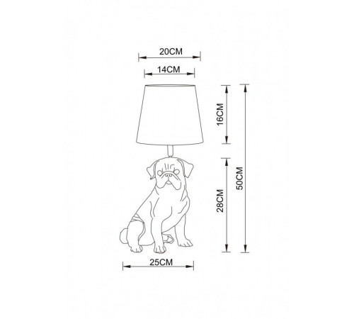 Настольная лампа ARTE Lamp A1512LT-1WH Настольная лампа ARTE Lamp A1512LT-1WH