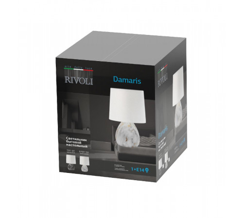 Настольная лампа Rivoli Damaris D7037-501 Б0053457 Настольная лампа Rivoli Damaris D7037-501 Б0053457