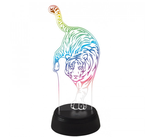Настольная лампа Uniel ULI-M506 RGB/3AA TIGER/BLACK UL-00008401 Настольная лампа Uniel ULI-M506 RGB/3AA TIGER/BLACK UL-00008401