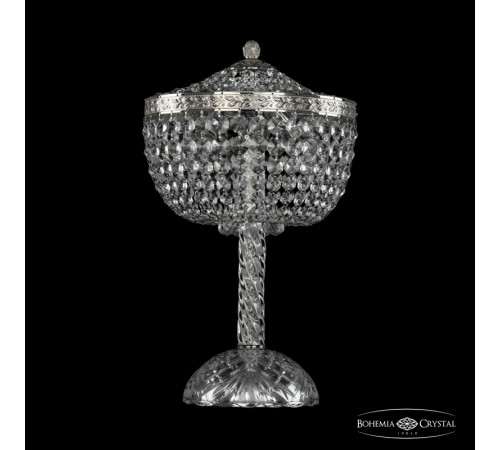 Настольная лампа Bohemia Ivele Crystal 19281L4/25IV Ni Настольная лампа Bohemia Ivele Crystal 19281L4/25IV Ni