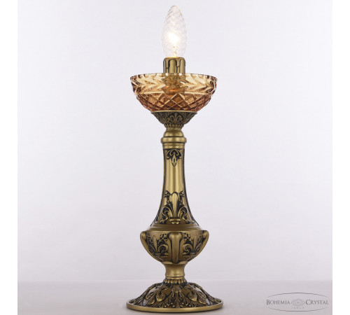 Настольная лампа Bohemia Ivele Crystal AL79100L/12 AGB P Amber/M-1F Настольная лампа Bohemia Ivele Crystal AL79100L/12 AGB P Amber/M-1F