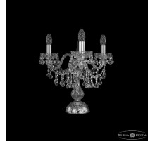 Настольная лампа Bohemia Ivele Crystal 1409L/3/141-39 Ni