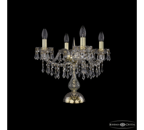 Настольная лампа Bohemia Ivele Crystal 1403L/4/141-39 G