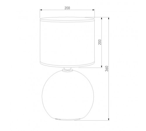 Настольная лампа TK Lighting 5068 Palla Настольная лампа TK Lighting 5068 Palla