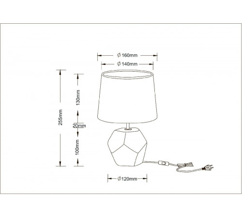 Настольная лампа Arte Lamp Zibal A5005LT-1WH Настольная лампа Arte Lamp Zibal A5005LT-1WH