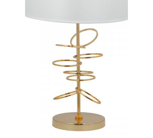 Настольная лампа Lumina Deco Molari LDT 5530 F.GD+WT Настольная лампа Lumina Deco Molari LDT 5530 F.GD+WT