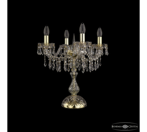 Настольная лампа Bohemia Ivele Crystal 1403L/4/141-47 G Настольная лампа Bohemia Ivele Crystal 1403L/4/141-47 G