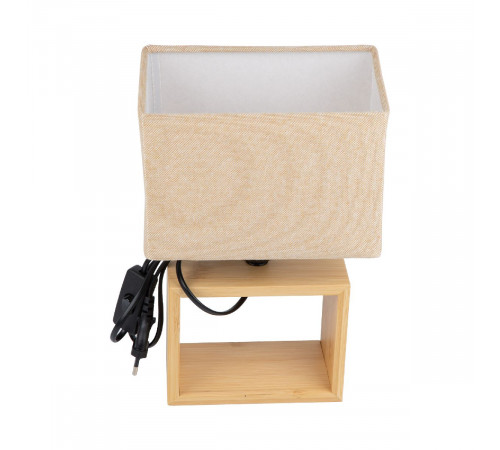 Настольная лампа Uniel UML-B401 E27 LIGHT GREY/WOOD UL-00010956