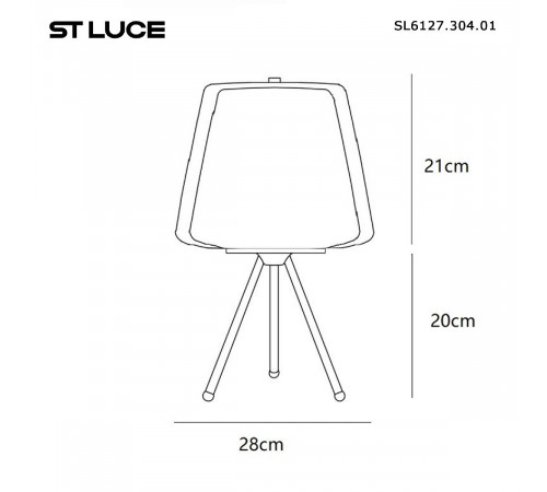 Настольная лампа ST Luce Pandora SL6127.304.01 Настольная лампа ST Luce Pandora SL6127.304.01