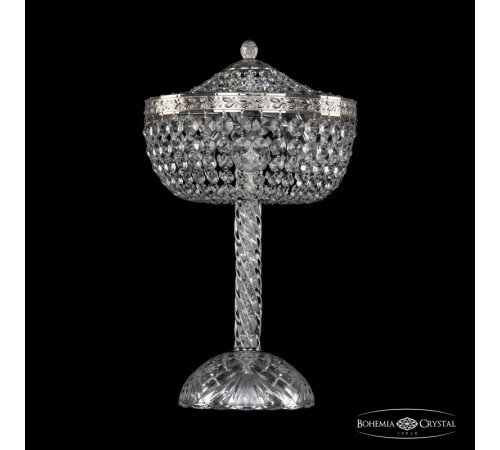 Настольная лампа Bohemia Ivele Crystal 19111L4/25IV Ni Настольная лампа Bohemia Ivele Crystal 19111L4/25IV Ni