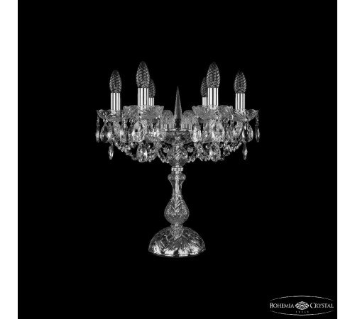 Настольная лампа Bohemia Ivele Crystal 1402L/6/141-47 Ni Настольная лампа Bohemia Ivele Crystal 1402L/6/141-47 Ni