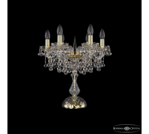 Настольная лампа Bohemia Ivele Crystal 1409L/6/141-47 G