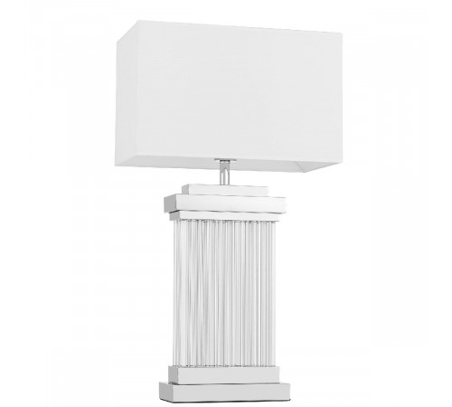 Настольная лампа Lumina Deco Davos LDT 310 CHR+WT Настольная лампа Lumina Deco Davos LDT 310 CHR+WT