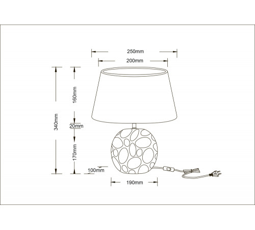 Настольная лампа Arte Lamp Poppy A4063LT-1CC Настольная лампа Arte Lamp Poppy A4063LT-1CC
