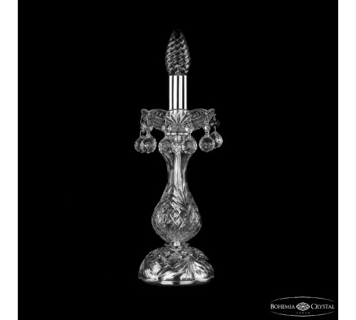 Настольная лампа Bohemia Ivele Crystal 1409L/1-31 Ni Настольная лампа Bohemia Ivele Crystal 1409L/1-31 Ni