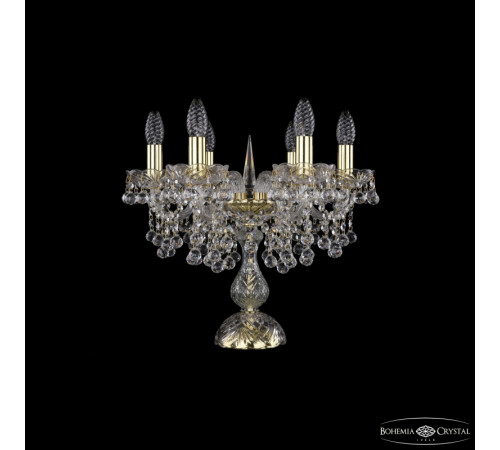 Настольная лампа Bohemia Ivele Crystal 1409L/6/141-39 G Настольная лампа Bohemia Ivele Crystal 1409L/6/141-39 G
