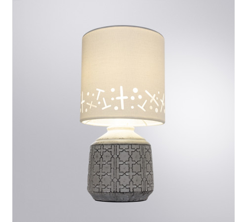 Настольная лампа Arte Lamp Bunda A4007LT-1GY Настольная лампа Arte Lamp Bunda A4007LT-1GY