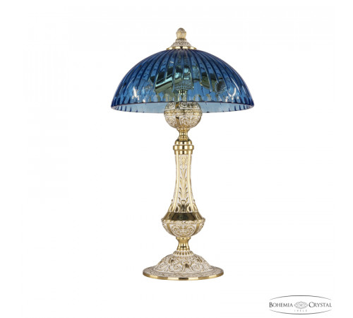 Настольная лампа Bohemia Ivele Crystal Florence 71100L/25 GW Aquamarine/H-1K