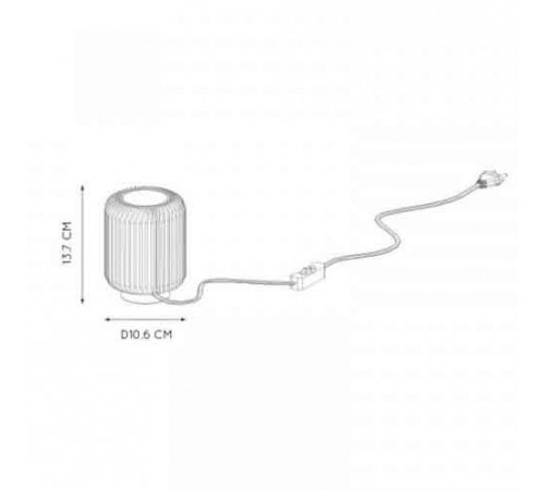 Настольная лампа Lucide Turbin 26500/05/30 Настольная лампа Lucide Turbin 26500/05/30