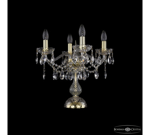 Настольная лампа Bohemia Ivele Crystal 1413L/4/141-39 G