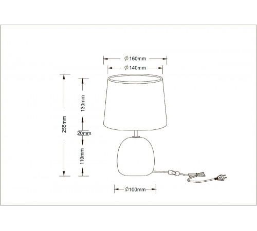 Настольная лампа Arte Lamp Titawin A5022LT-1GY Настольная лампа Arte Lamp Titawin A5022LT-1GY