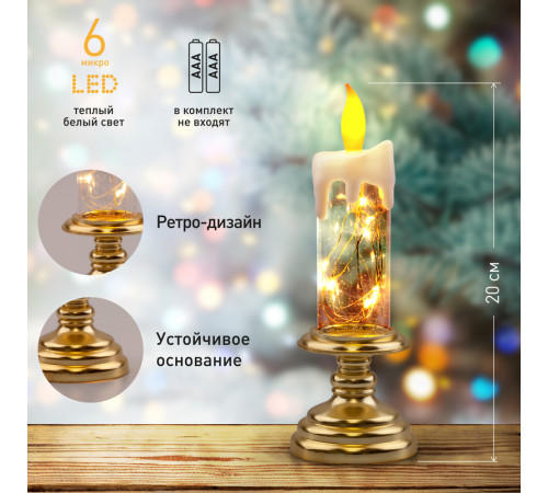 Светодиодная новогодняя фигура Эра EGNDS-03 Б0051934 Светодиодная новогодняя фигура Эра EGNDS-03 Б0051934
