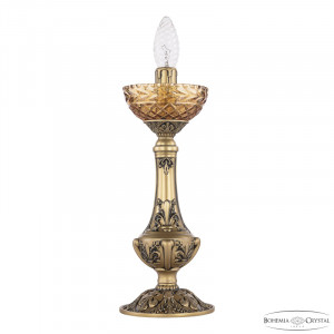 Настольная лампа Bohemia Ivele Crystal AL79100L/12 AGB P Amber/M-1F