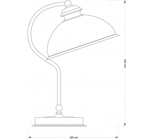 Настольная лампа Kutek Lido LID-LG-1(P)GR