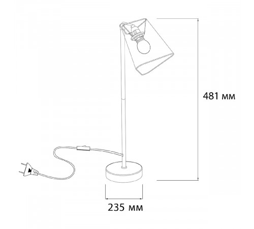 Настольная лампа Escada Hall 10185/L White Настольная лампа Escada Hall 10185/L White