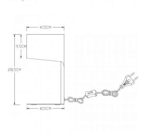Настольная лампа Lucide Knulle 45504/01/31 Настольная лампа Lucide Knulle 45504/01/31
