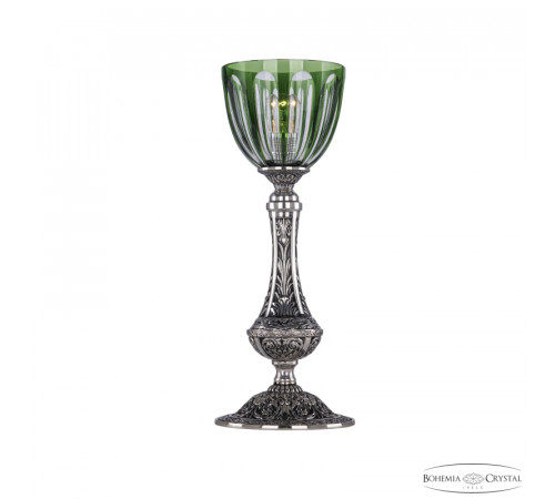 Настольная лампа Bohemia Ivele Crystal Florence 71100L/15 NB P1 Clear-Green/H-1H