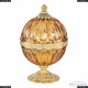 Настольная лампа Bohemia Ivele Crystal 5680L/17 G Amber/M-1H
