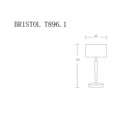 Настольная лампа Lucia Tucci Bristol T896.1