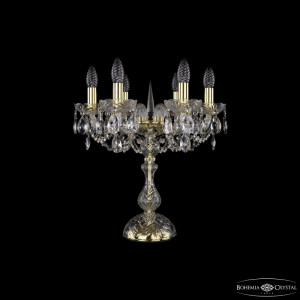 Настольная лампа Bohemia Ivele Crystal 1402L/6/141-47 G