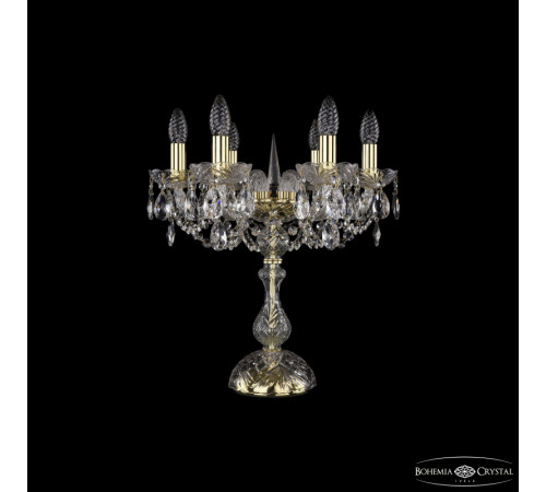 Настольная лампа Bohemia Ivele Crystal 1402L/6/141-47 G Настольная лампа Bohemia Ivele Crystal 1402L/6/141-47 G