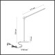 Настольная лампа Odeon Light Foden 7101/12TL