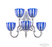 Бра Bohemia Ivele Crystal Verona 7203B15/3+2/210 NW P1 U Clear-Blue/H-1H
