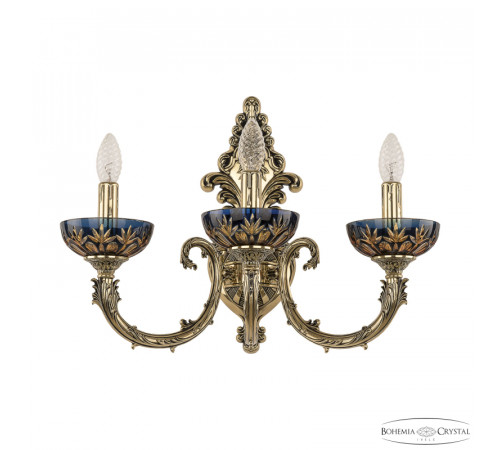 Бра Bohemia Ivele Crystal Florence 7109B15/3/210 GB P Amber-Blue/H-1I Бра Bohemia Ivele Crystal Florence 7109B15/3/210 GB P Amber-Blue/H-1I