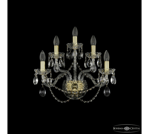 Бра Bohemia Ivele Crystal 1402B/2+2+1/195/XL G Бра Bohemia Ivele Crystal 1402B/2+2+1/195/XL G