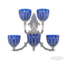 Бра Bohemia Ivele Crystal Verona 7211B15/3+2/210 NW P1 U Clear-Blue/H-1I