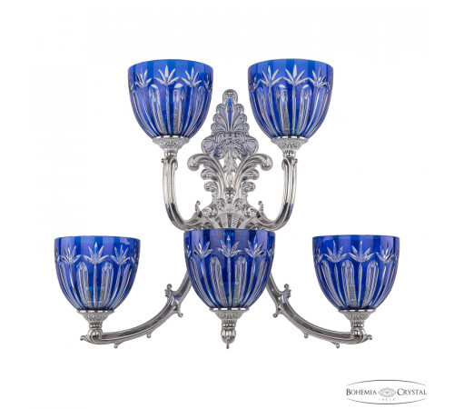 Бра Bohemia Ivele Crystal Verona 7211B15/3+2/210 NW P1 U Clear-Blue/H-1I