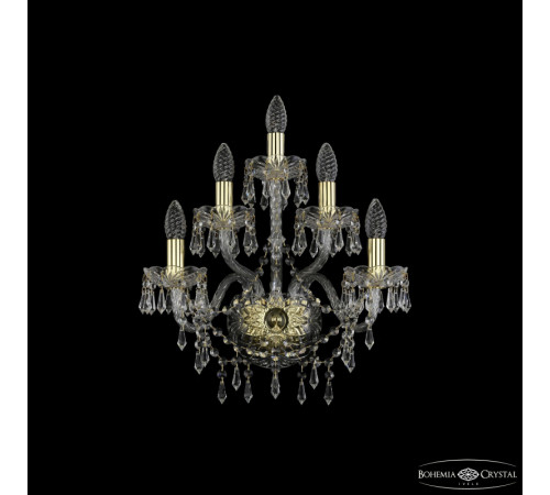 Бра Bohemia Ivele Crystal 1403B/2+2+1/160 G Бра Bohemia Ivele Crystal 1403B/2+2+1/160 G