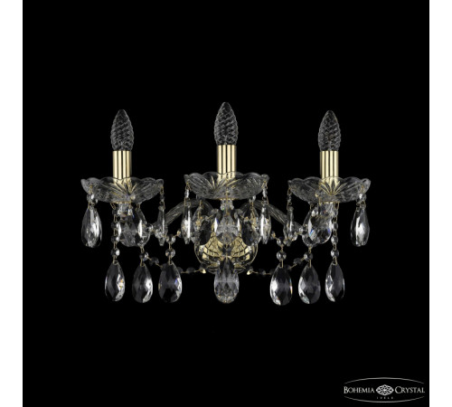 Бра Bohemia Ivele Crystal 1413B/3/165/XL G Бра Bohemia Ivele Crystal 1413B/3/165/XL G